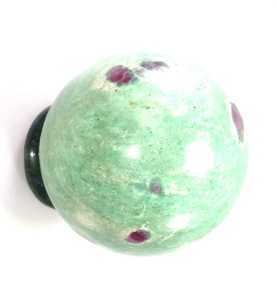Bola esférica de rubí Natural, Bola de piedras preciosas, esfera curativa al por mayor - Product Image 2