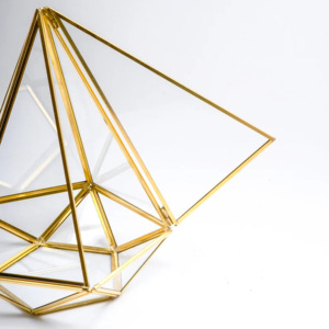 กระถางต้นไม้และเทียนแก้วทนทานพร้อมฐานทองเหลือง ขายดีปี 2025 สำหรับตกแต่งบ้านและสวน - Product Image 4