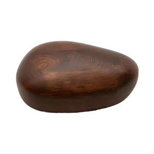 Urna de piedra de madera de haya Premium para cenizas: hecha a mano con un volumen de 150 libras para cremación - Product Image 2