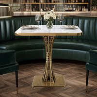 Patas de Mesa de Comedor de Hierro Resistentes y Duraderas, Diseño de Torre, Patas Metálicas Comerciales para Muebles de Comedor