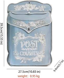 Boîte aux lettres en métal moderne Inde, robuste, antirouille, structure de réception postale, entrée de maison, personnalisable, revêtement en poudre, en vrac - Product Image 5