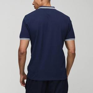 Customized Professional Supplier t <b>Shirt</b> Polo Standard Jacquard Ribbing <b>Collar</b> Cotton Button up polo <b>Shirts</b> - Product Image 3