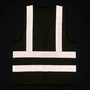 Gilet réfléchissant jaune haute visibilité personnalisé 2025 vêtements de travail de bande de Construction de sécurité pour hommes et femmes - Product Image 4