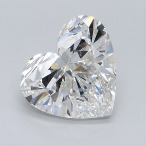 IGI Certified 4.02 Ct White F Color VS1 Clarity Lab Diamond Heart Cut Loose Calibrated Gems for <b>Jewelry</b> Making and Gifts - Product Image 1