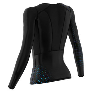 2025 Camisas de compresión para mujer Ropa de gimnasio Camisas de compresión de mezcla de poliéster Spandex con logotipo y diseño personalizados - Product Image 2