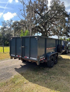 Heavy-Duty High Quality 7x16 Dump <b>Trailer</b> Pressure Vessel Core Components <b>Farm</b> Use Hydraulic System 1 Year Warranty 3000kg - Product Image 6