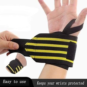 Correas de Muñeca Personalizables de Poliéster para Levantamiento de Pesas, Entrenamiento en Gimnasio y Fitness, Unisex, con Logotipo Personalizado - Product Image 6