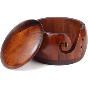 ชามไหมพรมทำด้วยมือขนาดใหญ่พร้อมตะขอถักโครเชต์เครื่องมือจัดเก็บไหมพรมที่ทำขึ้นอย่างสวยงามของขวัญที่สมบูรณ์แบบสำหรับคุณแม่ - Product Image 3