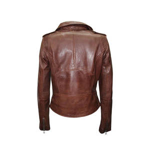 Nouveauté Veste en cuir pour femmes pour l'hiver-Design tricoté respirant quantité minimale de commande bas Vente directe d'usine Options personnalisables - Product Image 6