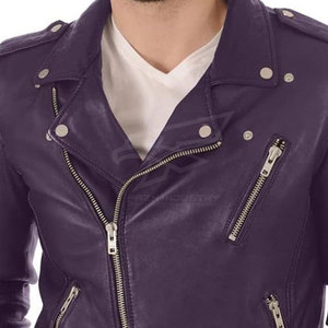 Veste d'hiver pour hommes dernière conception en gros meilleure qualité, meilleure vente, veste en cuir pour hommes en cuir véritable - Product Image 4