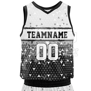 Uniformes de baloncesto personalizados de fábrica OEM 100% tela de poliéster uniforme de baloncesto personalizado - Product Image 4