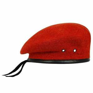 Vente en gros de bérets brodés personnalisés chapeau béret en laine brodée prêt à expédier pour femmes robe féminine à la mode - Product Image 6