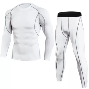 Survêtement de compression haute performance, impression personnalisée OEM, tissu en spandex respirant, vêtements de sport athlétiques, vente en gros, livraison rapide - Product Image 5