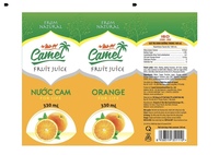 Best Seller Camel Vietnam 330ml Jus d'orange prêt à boire Concentré de jus de fruits aux saveurs de mangue et de noix de coco à base d'eau