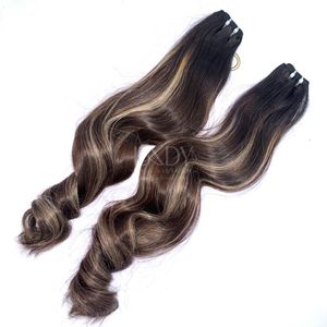 วิกผมมนุษย์แบบเป็นลอนสำหรับต่อผมผมผมมนุษย์100% เวียดนาม - Product Image 5