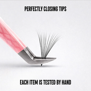 แหนบขนตาปลอมสำหรับการต่อขนตาแบบคลาสสิคแหนบเพิ่มวอลลุ่มทำจากสเตนเลสสตีล - Product Image 4