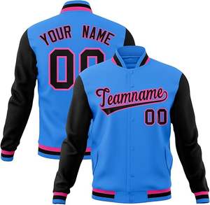 Veste universitaire à impression personnalisée pour hommes 100% Vestes Letterman de baseball en laine avec patchs en chenille et conception de logo personnalisé - Product Image 2