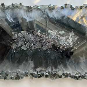 ถาดเรซินที่ออกแบบล่าสุดมีความต้องการสูงถาดเสิร์ฟเครื่องครัวชุบพรีเมียมสินค้าเครื่องครัวที่น่าสนใจและสง่างาม - Product Image 2