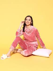 Good Quality Hot Sale Gymwear Oversized Blank Velour Hoodie Tracksuits <b>Sweatshirt</b> Winter Stylish Pink Tracksuit Jumpsuit Sweater - Product Image 2