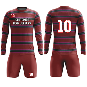 Conjunto de ropa deportiva de fútbol personalizable para hombre, multidiseño uniformes de fútbol, etiquetas con logotipo, incluye pantalones cortos de Jersey para corte automatizado - Product Image 1