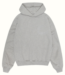 เสื้อกันหนาวมีฮู้ดโอเวอร์ไซส์ทรงครอปมีฮู้ดโอเวอร์ไซส์สำหรับผู้ชายผ้าฝ้ายกำหนดโลโก้ได้เอง - Product Image 6