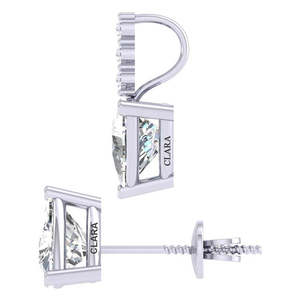 NOVAMART Fine Trillion Cut Sterling <b>Silver</b> Pendant Earrings <b>Set</b> for Women & Girls- 92.5 <b>Jewellery</b> Gift Wholesale Export - Product Image 2