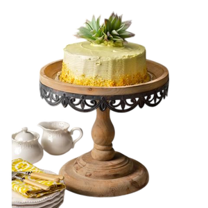 Soporte de madera para pasteles de 3 niveles Soporte de madera para servir pasteles de color natural para servir pasteles en bodas y restaurantes para fiestas pequeñas - Product Image 5