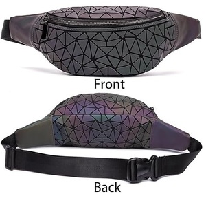 Riñonera personalizada para viajes al aire libre, riñonera deportiva para correr, riñonera con correa ajustable para hombres y mujeres, bolsillos con cremallera - Product Image 2