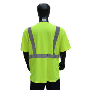 เสื้อทำงานสะท้อนแสงแบบมีช่องระบายอากาศ สีน้ำเงิน ขายส่ง - Product Image 3