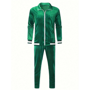 Soft Feel Material Hooded Men's Tracksuit Loose Draping Silhouette Modern Minimalist <b>Aesthetic</b> Quick Dry Breathable Winter - Product Image 2