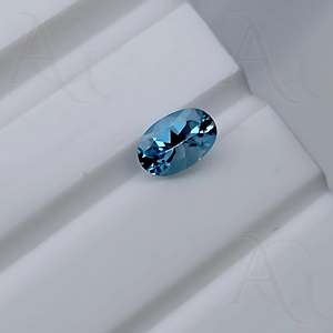 Aigue-marine bleue de laboratoire Santa Maria ovale coupé 2x4MM à 20x30 MM pierre synthétique au prix d'usine pour la fabrication de bijoux - Product Image 2