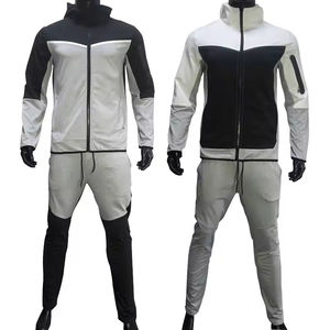 Chándal personalizado para hombre 2025, conjunto de ropa deportiva de algodón y poliéster ajustado con capucha a la moda, diseño cómodo y asequible al por mayor - Product Image 4