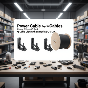 Clips de fixation pour câbles - Lot de 100 clips Q-Cable compatibles avec Enphase Q-CLIP - Product Image 3