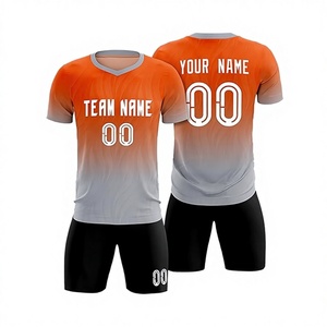 Camiseta de Fútbol Personalizada 100% Poliéster, Manga Corta, Secado Rápido para Entrenamiento de Verano e Invierno, Logotipo Impreso, Diseño a Cuadros/Puntos - Product Image 1