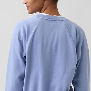 Sudadera Corta para Mujer con Diseño de Hombros Caídos, Tejido de Felpa Suave, Precio de Fábrica 2026, Manga Larga, Ropa Casual - Product Image 5