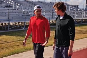 Hombres con capucha UPF 50 + Protección Solar Camisetas Sport-Wick Fleece Hooded Pullover Hoodies - Product Image 2