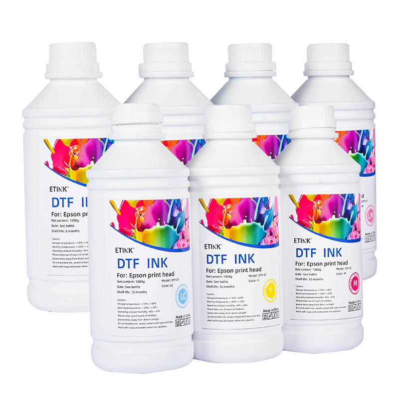 Factory Wholesale Water Based DTF Ink For Epson I3200 XP600 DX5 TX800, Transfer Printing Ink For T-shirt Garment Textile Fabric