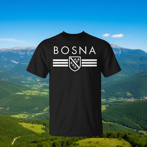 Camiseta Promocional con Eslogan Bosniano de los Balcanes, Bosnia y Herzegovina - Product Image 3
