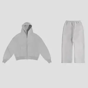 New Retro <b>Y2K</b> Casual Two-Piece American Street Sweatshirt Straight Trousers Men Casual Fashion <b>Hoodie</b> Streetwear Hight Quality - Product Image 1