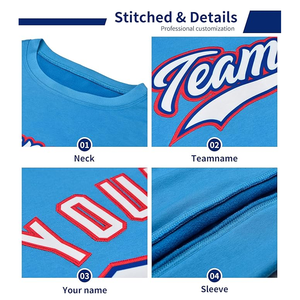 Sweat-shirt à col rond personnalisé pour homme, pull avec nom et numéro d'équipe imprimés devant et derrière, coupe classique, vêtement décontracté - Product Image 4