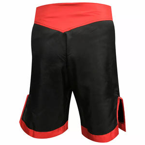 Pantalones cortos de boxeo de poliéster 100% personalizados con logotipo personalizado para Equipo de Boxeo - Product Image 4