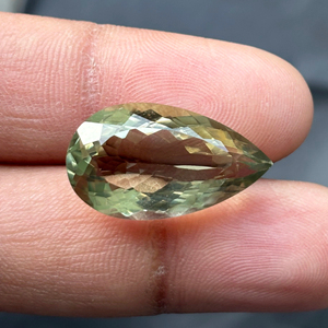 Fabricante directo aguamarina facetada corte de pera suelta laboratorio sintético creado pulido 24x14x9MM 16,30 quilates para la fabricación de joyas - Product Image 4