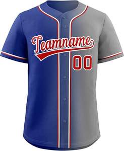 Maillot de baseball et de softball Vêtements de sport en polyester Imprimé Logo Chemise de style uniforme pour le sport - Product Image 2