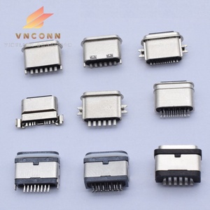 Connecteur Type-C Fabricant vietnamien Connecteur femelle USB à patch vertical femelle type-c étanche - Product Image 1