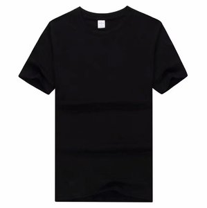 Plain Blank Wholesale Oversized T-<b>shirt</b> <b>Black</b> 190gsm Cotton <b>Men's</b> T-<b>shirts</b> T-<b>shirt</b> for <b>men</b> DDP Shipping - Product Image 3