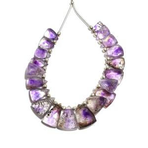 ลูกปัดพลอยอเมทิสต์เจ็ดเหลี่ยมเพชรพลอยจากธรรมชาติลูกปัดหินรูปทรงหลายล้านล้าน - Product Image 2