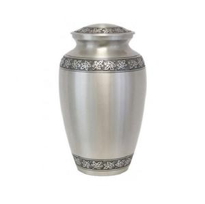 Premium White <b>Marble</b> Finish Adult Metal Cremation Urn Handmade Direct Factory OEM for Memorial Funeral Keepsake Wholesale. - Product Image 2