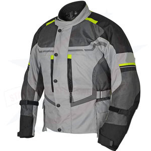 Vente en gros Cordura Racing Biker Veste d'équitation Textile Moto Veste CE Standard Armure Imperméable Tous Temps Coupe-Vent Imprimé - Product Image 5
