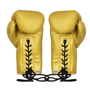Logo personnalisé gant de compétition boxe crin de cheval kickboxing combat gants de frappe à lacets et cuir véritable Blaze équipement de combat - Product Image 5