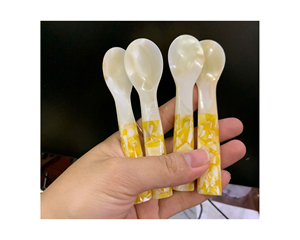 ช้อนคาเวียร์หอยมุกโลโก้แบบกำหนดเอง | ช้อนเปลือกหอยทะเลทำด้วยมือสำหรับเสิร์ฟอาหารหรือของตกแต่ง - Product Image 4